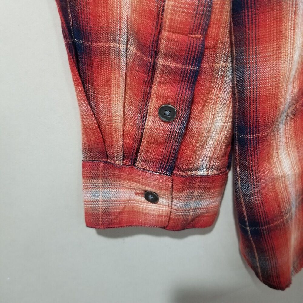 Ariat Western Shirt Womens Small Plaid Button Down Rodeo rockabilly biker - Picture 4 of 14